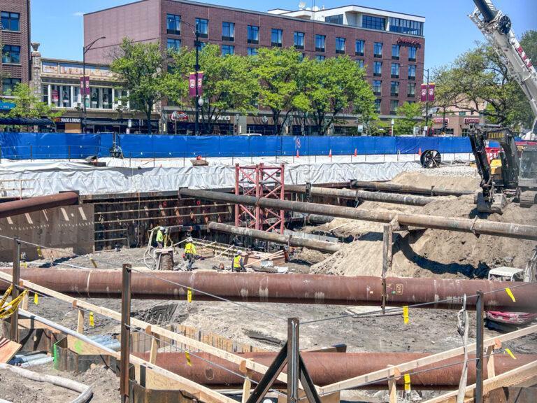 Construction site sub ground